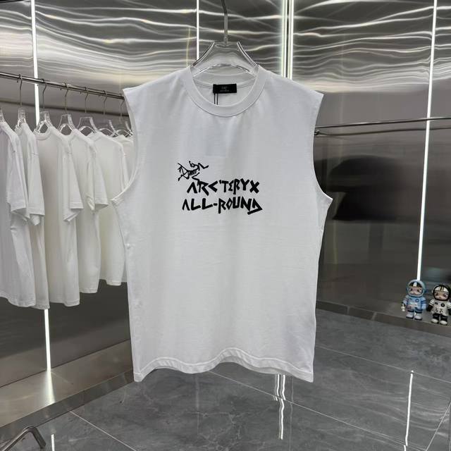 始祖鸟 2025夏季新款 无袖背心 发泡工艺 男女同款 S M L Xl Xxl 五个码 黑色 白色 灰色