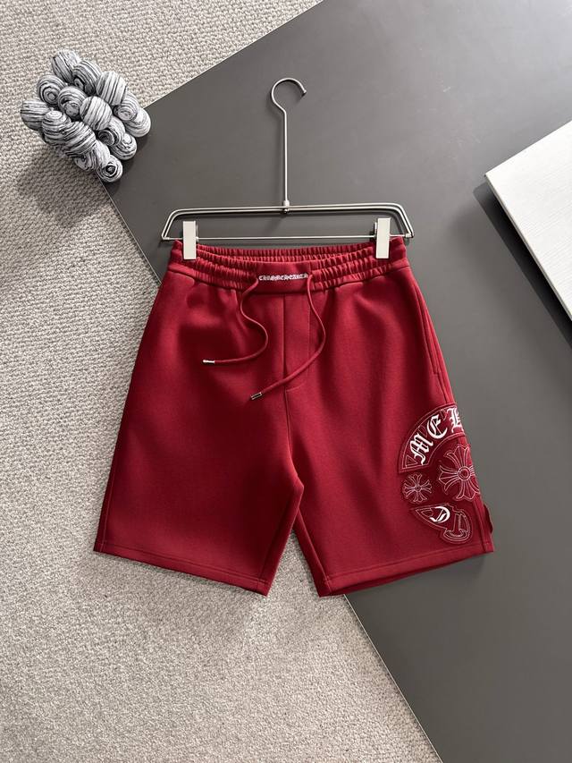 Chromehearts* 市场独家品质 爆款 2025夏款裤子上新 原高版本 克罗心 面料采用350克高密双面华面定制面料 不变形 不缩水 立体垂感爆表 工艺