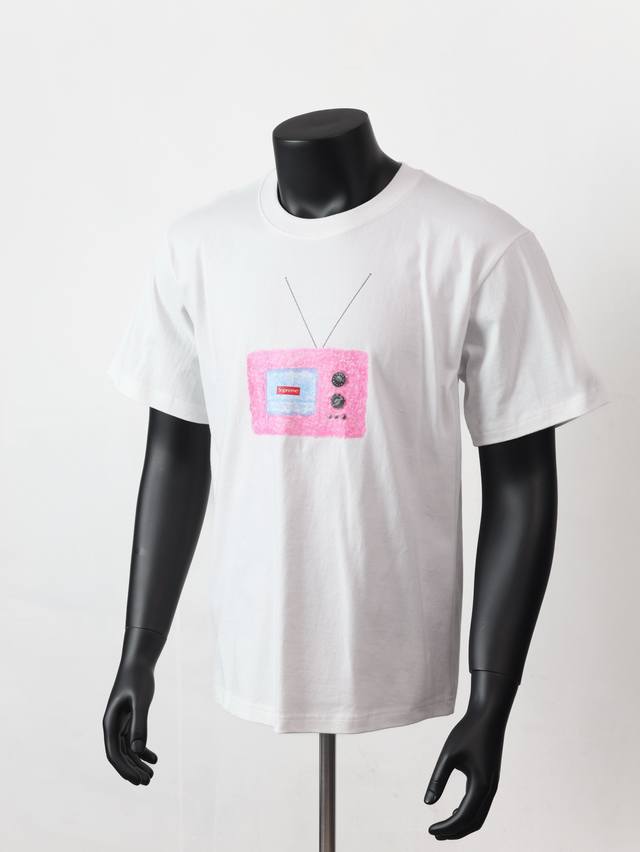 款号[S1]特价清货不退不换 Supreme Ss25 Supreme 18Ss Week6 电视Tv电视机Tee #爆款强势登陆 一发售即售磬 Supreme