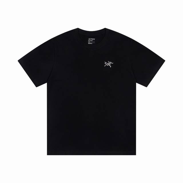 Arc'teryx 始祖鸟 印花休闲T恤-顶级品质 采用260G 双纱纯棉面料 真正的爽滑棉 高温预缩处理 非常重磅手感细腻 同缸定染螺纹无色差 整件做法采用三