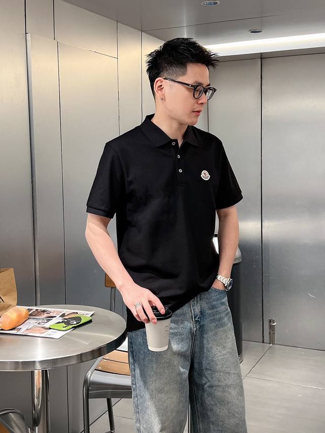 蒙口 2025Ss夏季新款字母Logo男士翻领Polo衫！经典商务男款，高端男装的天花板级别的商务男款！简约时尚大气不失优雅，单穿内搭体面过人，品质控 细节控的