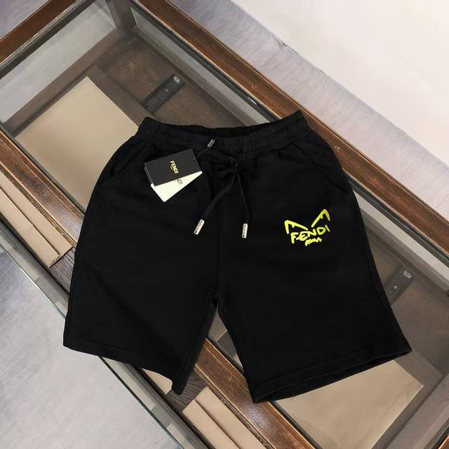 2025春夏新款 Fd短裤刺绣品牌标志 S-Xl