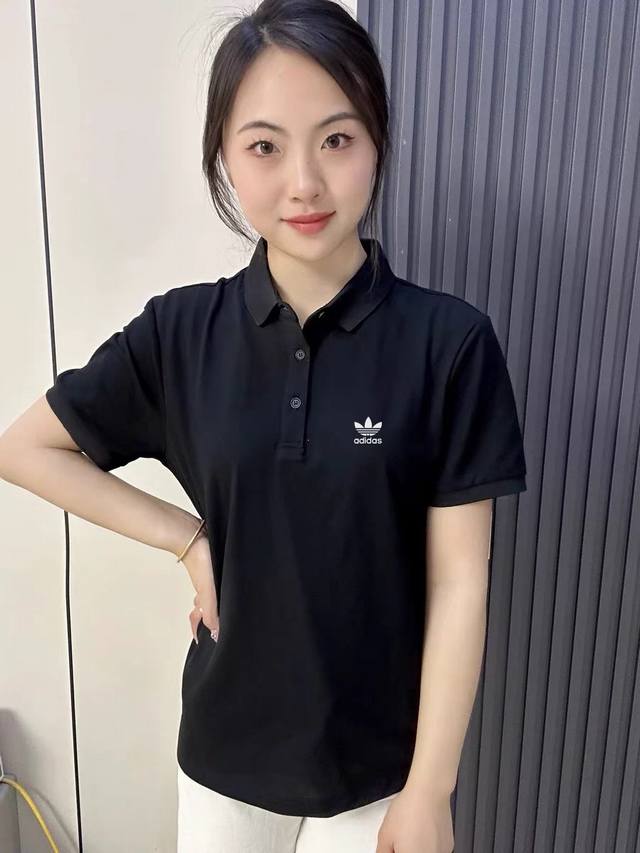 款号：Wkd82 25Ss Adidas 三叶草 印花Polo衫短袖T恤男女款 最经典的一款常青小标设计 胸口精美的印花Logo设计 ，质感亲肤舒适 商务休闲皆