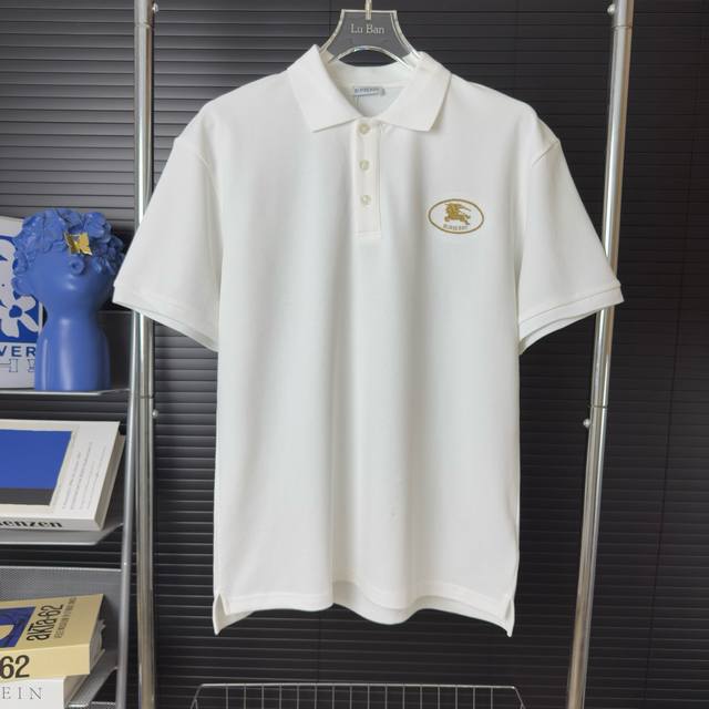604 当天到货 现货现配 Moncler 蒙口 2025新款 轻奢主义 定制徽章绒标字母Logo 男女同款 休闲Polo衫 定制珠地面料 领标吊牌主唛三标齐全