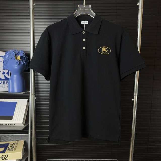 603 当天到货 现货现配 Moncler 蒙口 2025新款 轻奢主义 定制徽章绒标字母Logo 男女同款 休闲Polo衫 定制珠地面料 领标吊牌主唛三标齐全