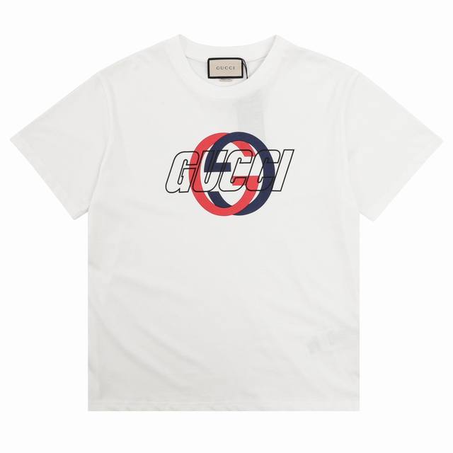 Gucci 古驰 镂空字母圆领短袖 Size：S-L