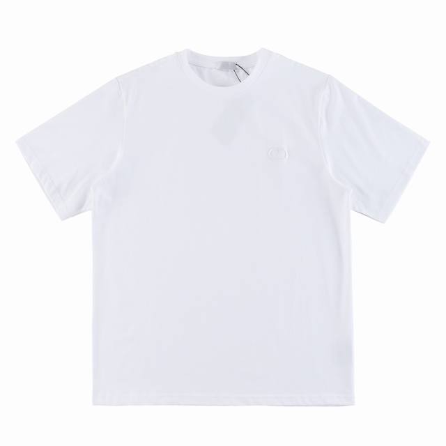 Dior 迪奥 经典刺绣Cd圆领短袖 尺码：Xs-L