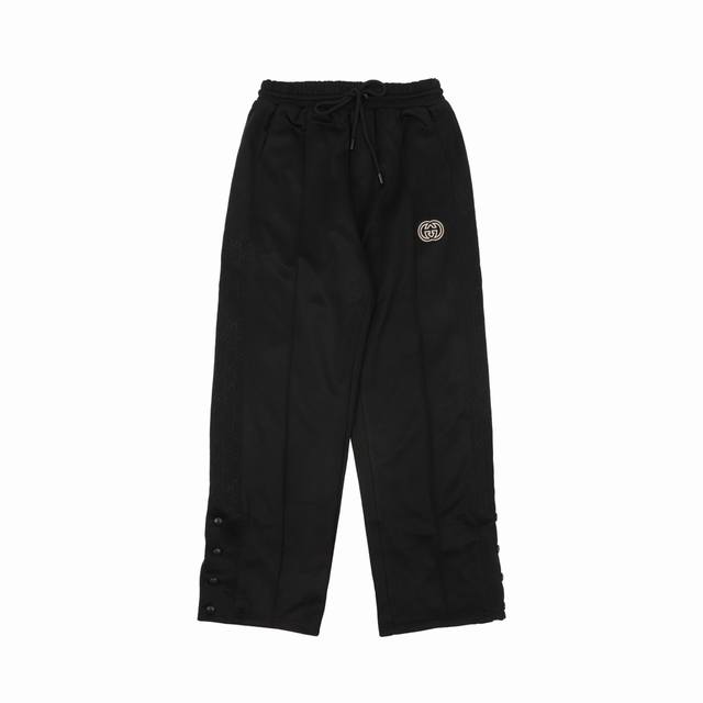 Gucci 古驰 24Fw 镂空双G刺绣半拉链校服套装长裤 尺码：Xs-L