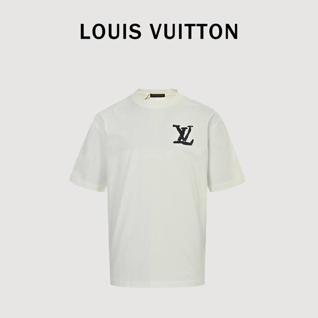 Louis Vuitton 路易威登 Lv 25Ss 涂鸦短袖T恤 面料采用定制240G 26支特滑双股精棉平纹高密无尘全棉布料。前幅高密度加厚，走线平整，代工