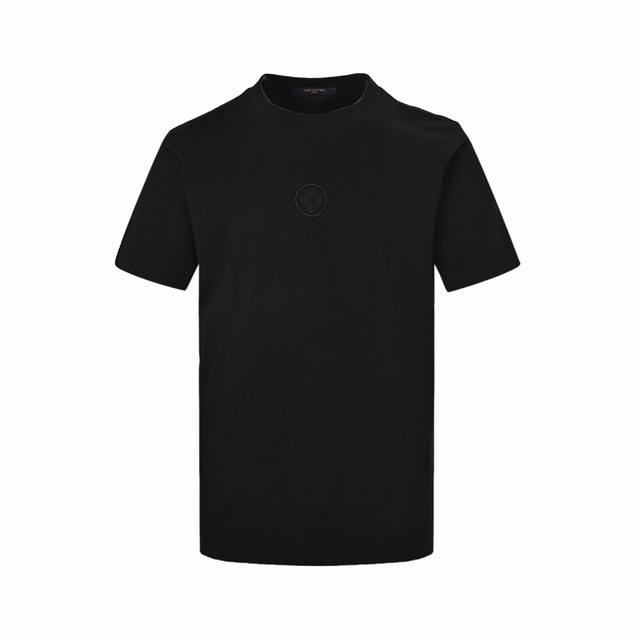 Louis Vuitton 路易威登 25Ss 前后刺绣Logo短袖 采用300G双纱重磅面料，1:1螺纹，手感柔软舒适，上身亲肤透气，垂感佳，胸口小标老花刺绣