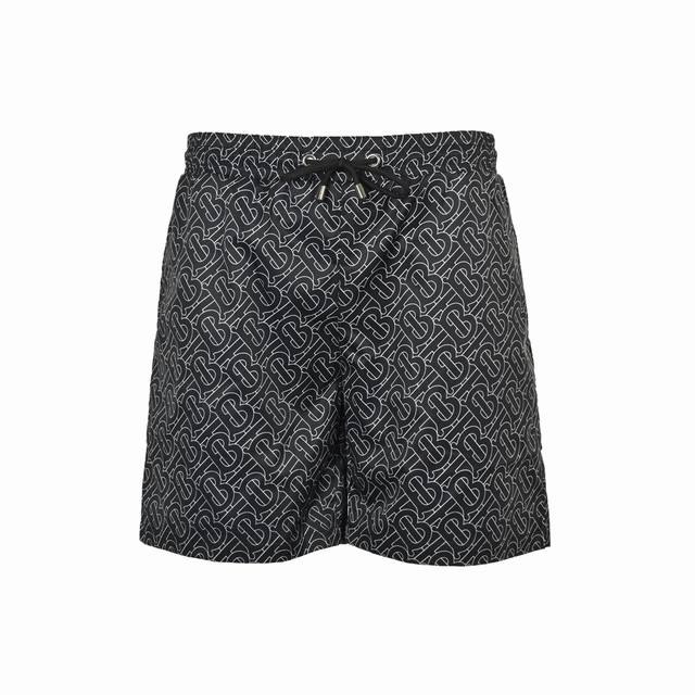 Burberry 巴宝莉 25Ss 满印徽标沙滩短裤 精工艺梭织面料，定制五金，做工精细，质感一流，垂感十足，享受夏日与海滩的清凉时刻！ Size:S-Xl