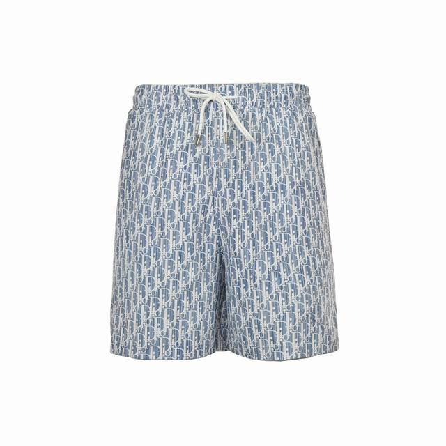 Dior 迪奥 24Ss 满印老花沙滩短裤 Cd满印短裤进口高支高密的全棉梭织面料 通体老花图案元素 采用德国原装进口数码直喷机械设备 全件满印印后再做渗透工艺