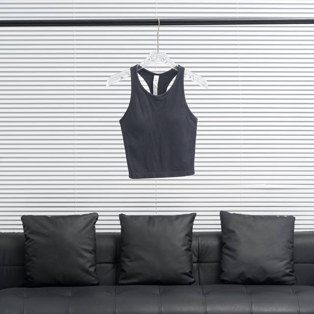 工厂P直供 Lululemon丨露露乐檬Courtcore网球支撑胸垫运动背心 尺码：4 6 8 10 配色：黑色 白色 蓝色 粉色 粉末蓝 卡其