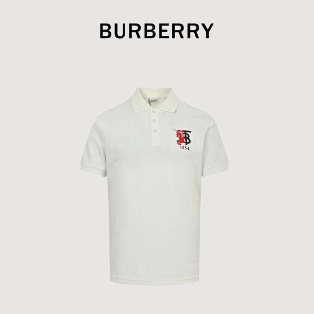 Burberry 巴宝莉 经典Tb战马标刺绣短袖Polo衫 选用定制棉质珠地网眼布打造 整衣手感柔顺 质地舒适 有弹性 不变形 肩缝包骨 定制辅料三标 时尚百搭