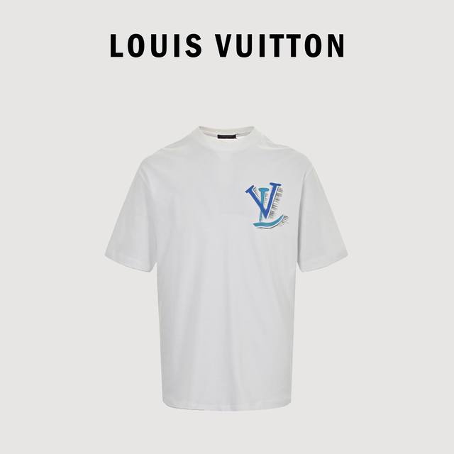 Louis Vuitton 路易威登 24Ss 手绘兔子印花短袖 - 1V后背手绘字母 - 面料：采用 克双纱面料+ 克配套螺纹 - 辅料: 全套定制辅料 -