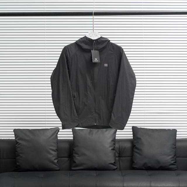 工厂P直供 Kolon Sport丨可隆胸口小标纯色防晒服 配色：黑色 灰白 黄色 尺码：S-Xxl