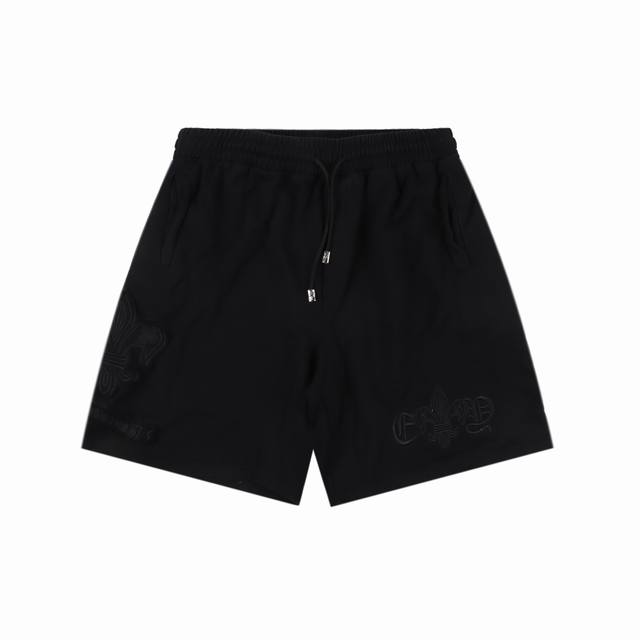 Chrome Hearts 克罗心 25Ss 童军花贴布绣短裤 灵感源自八十年代复古，采用定制面料制作而成，官方同款，面料经过同缸染色工艺处理，手感舒适柔软，既
