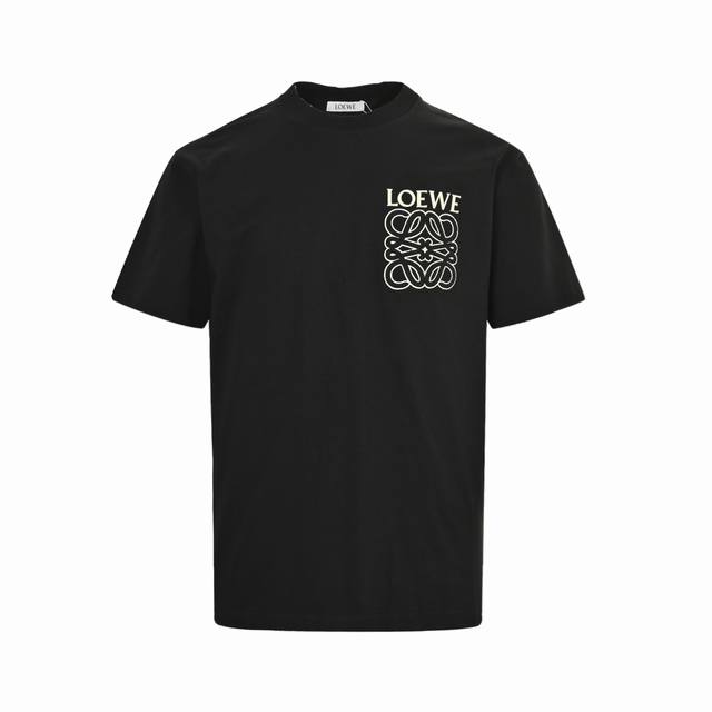 Loewe 罗意威 25Ss 口袋毛巾绣Logo短袖 Loewe罗意威新款上衣，采用高克重纯棉面料，布面干净，上身舒适透气，16针高密度缝线加固领口与袖笼，经得