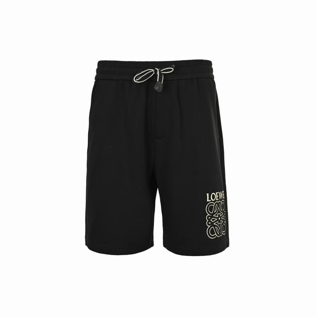 Loewe 罗意威 25Ss 毛巾绣Logo短袖 Loewe罗意威新款短裤，以精湛工艺重塑经典，融合前沿科技与传统匠心，极简廓形，高腰设计与微A字剪裁，视觉拉长