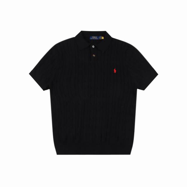 Ralph Lauren 拉夫劳伦夏季针织绞花小马刺绣翻领毛衣Polo衫短袖T恤 经典款棉纱 百分白纯棉 针织翻领Polo衫 高品质货 经典款一直很受欢迎！做工