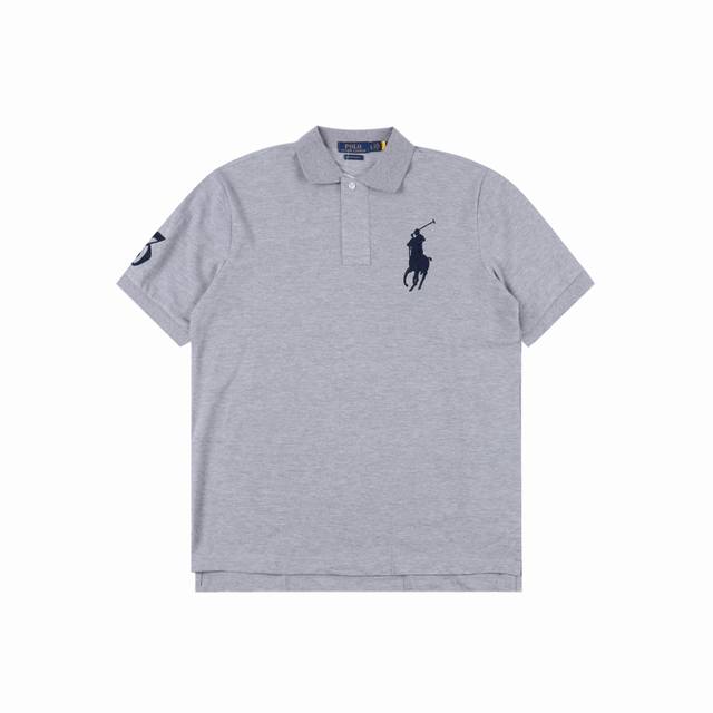 Polo Ralph Lauren 拉夫劳伦 基础大马刺绣Logo Big Pony短袖 Polo衫 原版面料100%珠地棉，胸口进口刺绣Logo，袖口“3”贴