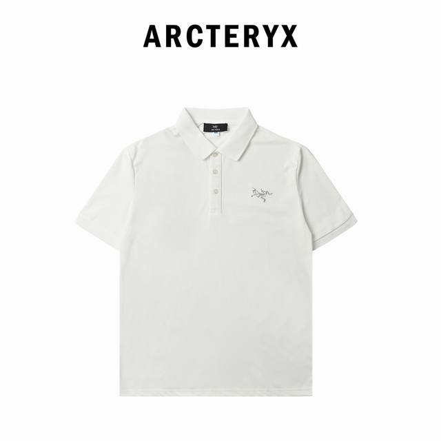 Arc'teryx 始祖鸟 翻领刺绣冰棉 短袖T恤清透舒适Polo衫上衣 这款Polo衫 柔韧、耐磨、 吸湿、排汗、轻盈且触感柔软凉爽！！！棉质的舒适穿着体验！