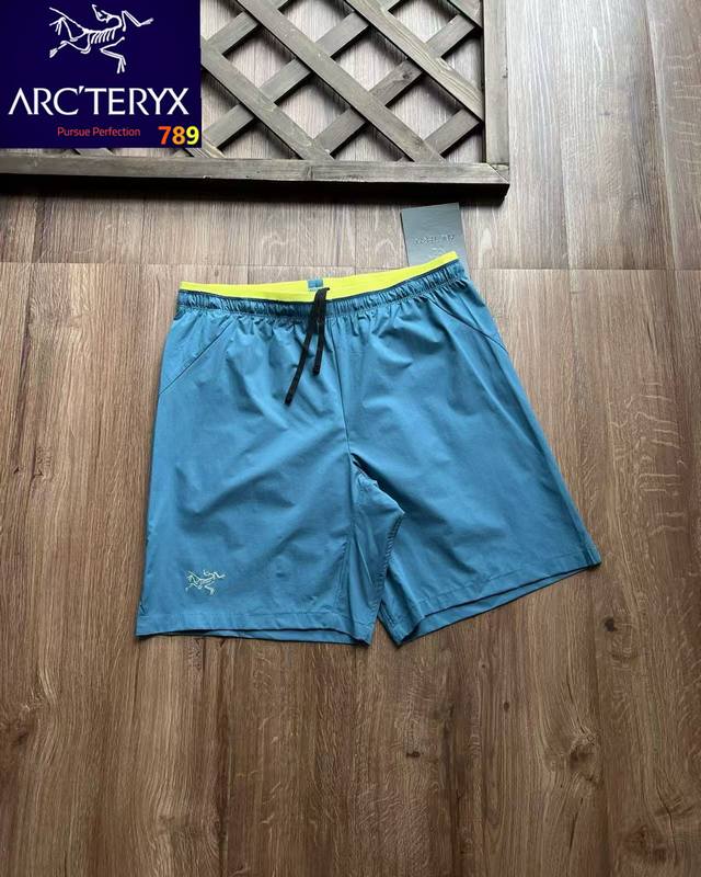 Arc‘Teryx 始祖鸟Norvanshort男女同款运动速干9英寸户外运动休闲短裤 1100%聚酯纤维同款户外科技面料运动休闲五分裤轻薄速干短裤休闲通勤机能