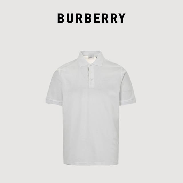 Burberry巴宝莉Bbr 战马格子门禁短袖Polo衫 原版购入，定制 G珠地面料，选用棉质珠地网眼布打造。 进口绣花机战马标识绣花。领口，袖口定制螺纹工艺。