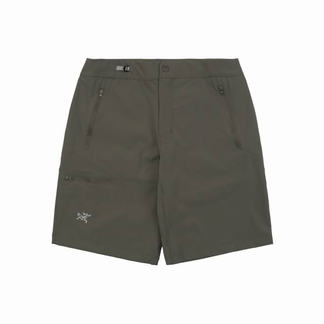 Gamma Lightweight Short 9五分休闲短裤-幽灵绿 Aequora Airperm混纺面料 86%锦纶+14%氨纶 ，高密度编织实现双向弹力