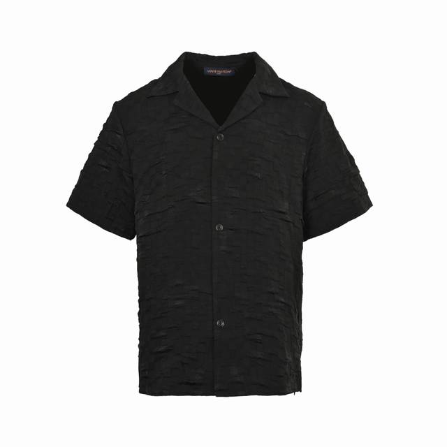 Louis Vuitton 路易威登 25Ss 棋盘格提花套装短袖衬衫 正品14800购入，定制Lv棋盘格泡泡手感面料，75D衬布，定制面料，定位裁床，定制辅料