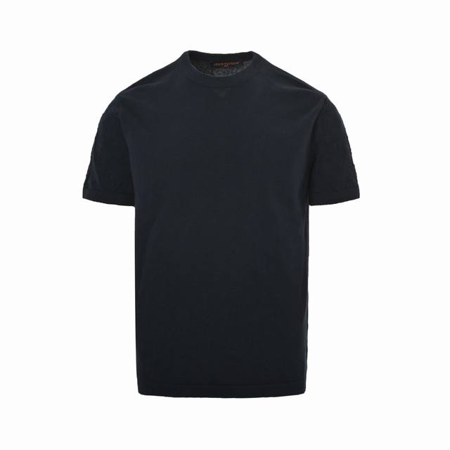 Louis Vuitton 路易威登 24Ss 手臂袖子老花提花针织短袖 本款针织衫采用棉质针织，袖身老花嵌花，简约大气百搭 反转效果标签点缀背后 轻松升级街头