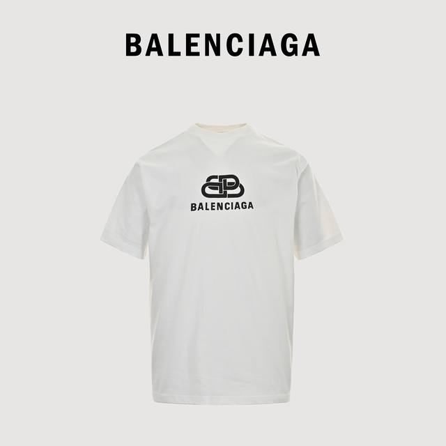 Balenciaga 巴黎世家 经典锁扣印花短袖 购入正品打版操作，定织定染面料，同步正品，最新款吊牌，三标齐全，完美还原原版 Size：Xs-L