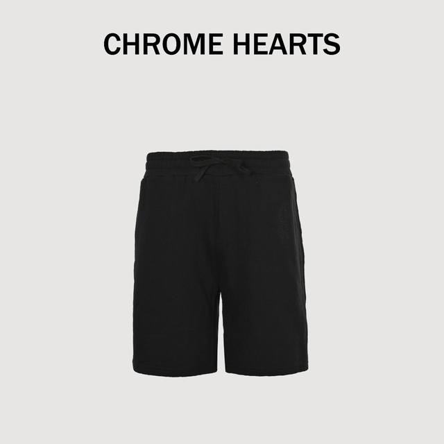 Chrome Hearts克罗心暗纹提花短裤 采用订色订染毛圈纯棉卫衣面，420G双股双纱，手感舒适 进口针织针梳棉进行制作，厚度适中，有垂感又有轮廓型，上身就