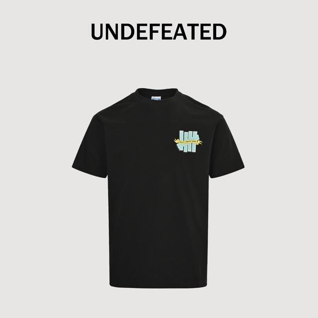 Undefeated五条杠经典印花短袖 面料 G双纱面料 不变型不起球 辅料 全套辅料定制 1:1版本 双纱夏日非常舒适透气克重胸口经典的五道杠印花后背醒目的L
