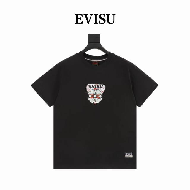 Evisu 福神 花札达摩大M印花短袖T恤 Size：S-Xxl