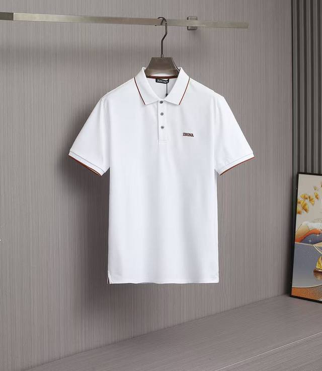 新品上架啦！经典Polo衫 Ez 渠道精品 顶级客供珠地网2025Ss 官网同步发售 高级商务男士翻领Polo衫短袖Ｔ恤衫！ 手感细腻丝滑 Ez高端系列 Zz商