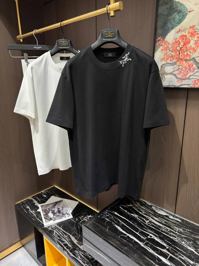 Arc25S春夏新款休闲圆领短袖，纯棉，码数L-4Xl