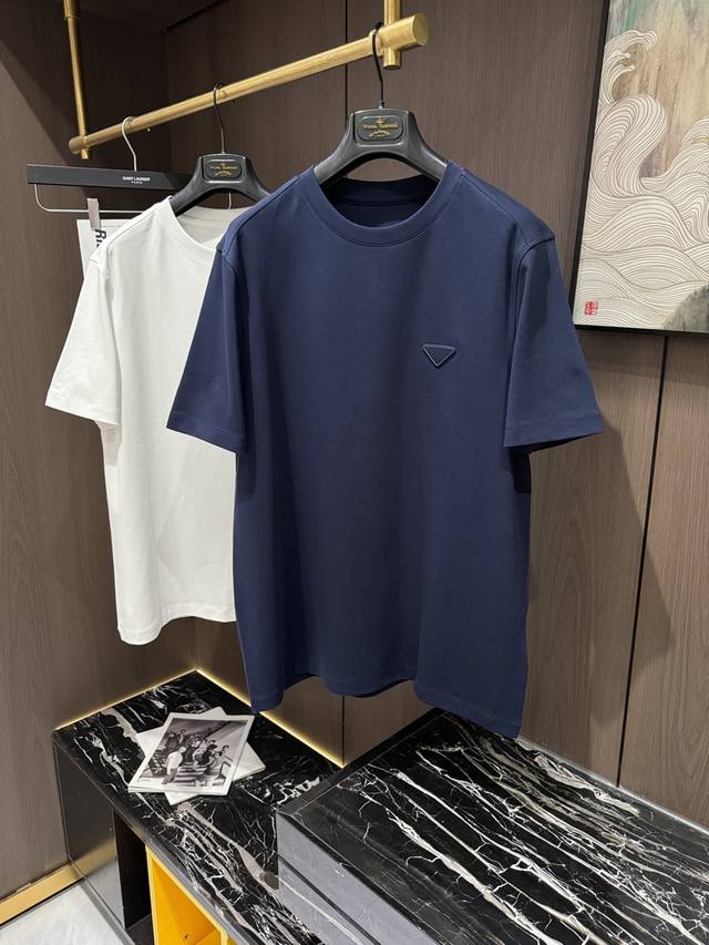 Pra25S夏季新款休闲圆领短袖，码数M-3Xl