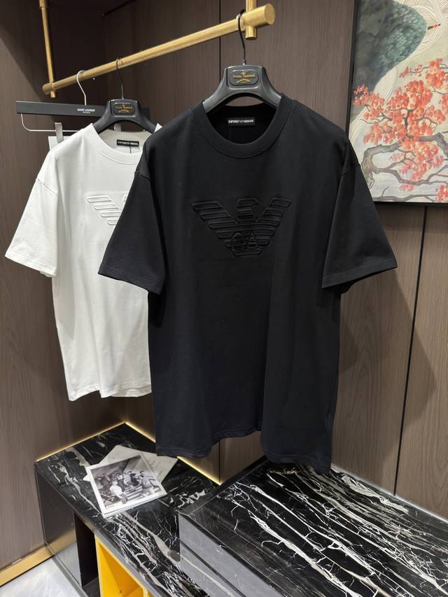 Ea25S春夏新款休闲圆领短袖，码数S-2Xl