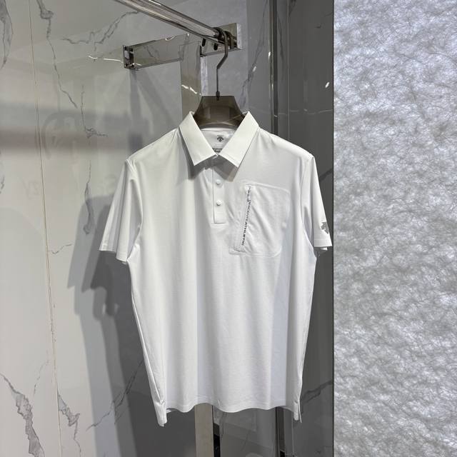 迪*特定制速干柔软面料薄Polo 颜色：黑色，灰色，白色 码数：L-5Xl