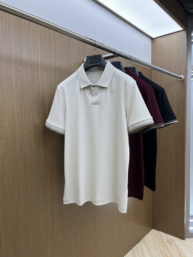 Lp 高品质 25早春新款短袖Yyds 日常出门闭眼搭 定制朱地弹力棉面料短袖Polo衫T恤 魅力在于创造了简约奢华感的时尚,随意搭配感受英式风格独特气质. 宽