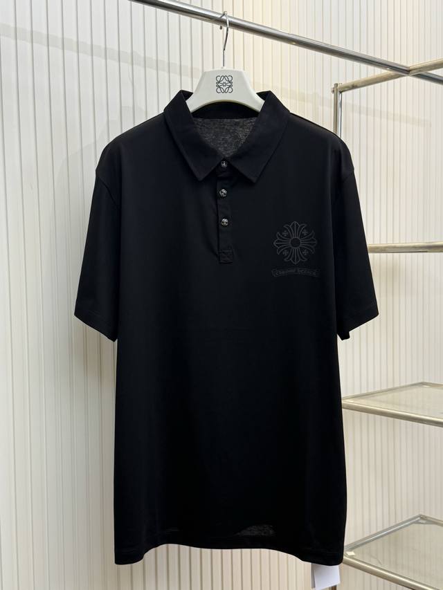 Ch 克罗心 新款胸口印花Polo衫 Size：S M L