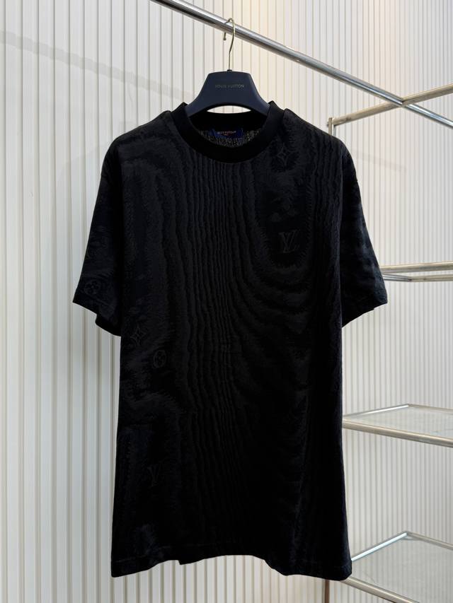 Lv 路易 25Ss 橡素树纹暗纹短袖T恤 Size：Xs S M L