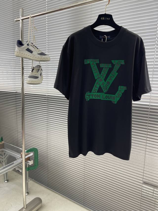 驴牌 2025春夏新款字母印花图案短袖 胶印短袖，顶级的品质，顶级制作工艺进口面料。 码数：Xs-L