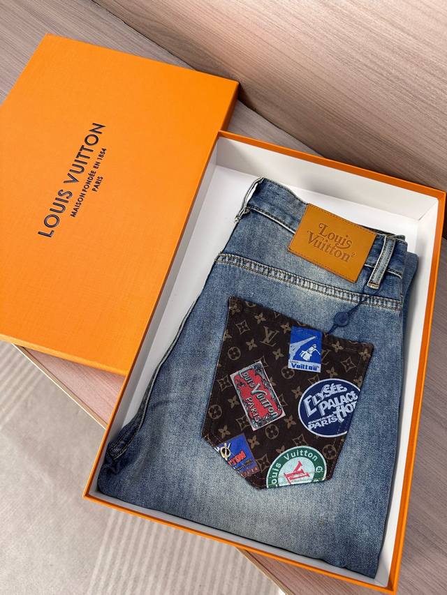 Lv驴家25Ss夏季新款牛仔裤，高端品质，面料超级柔软舒适 小直筒版型，上身修长，万能搭配款 码数：29，30，31，32，33，34，36，38
