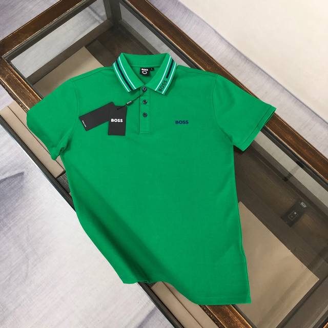 Aboss 2025最新款男士短袖Polo衫，品牌最新设计元素！既不单调也不复杂,恰到好处的展现品味！客供顶级定制珠地棉面料！舒适吸汗透气根本不在话下,面料独具