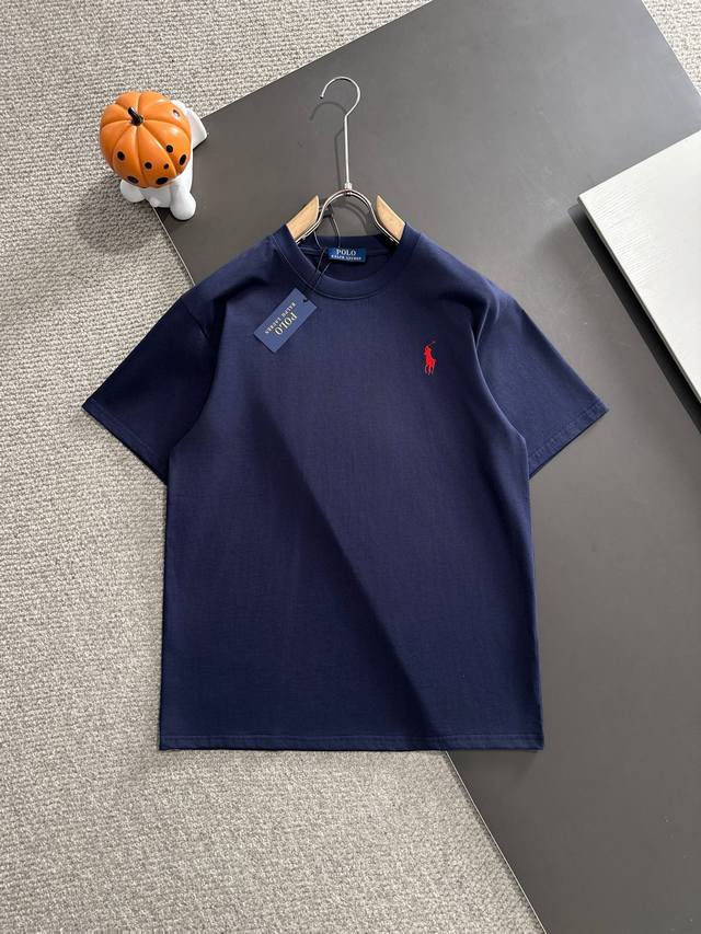 Polo拉夫劳伦* 2025春夏款上新 原高版本 拉夫劳伦 面料采用280克高密度纯棉 不变形 不缩水 工艺介绍：双线走位 采用百灵达刺绣 当下最火 最百搭 颜