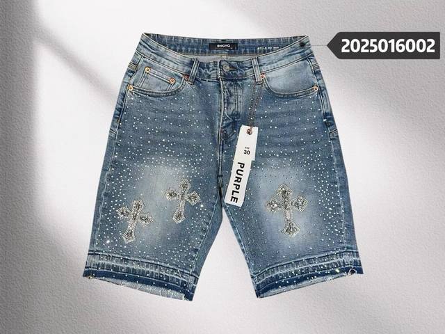 Purp* Br* 潮牌修身牛仔裤 码数：30-32-34-36-38-40#6002 Purp* Trendy Slim Jeans Size:30-32-3