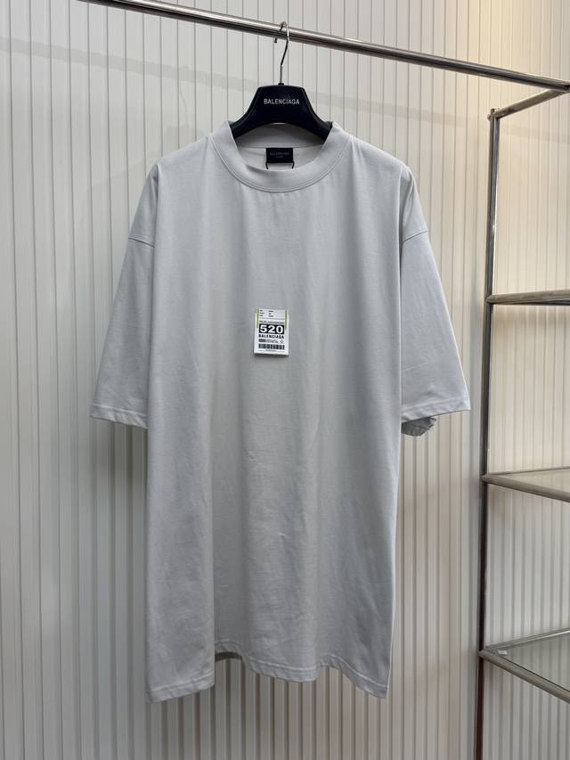 Bal 巴黎25Ss520限定标签贴纸短袖T恤 Size: 1 2 3 4