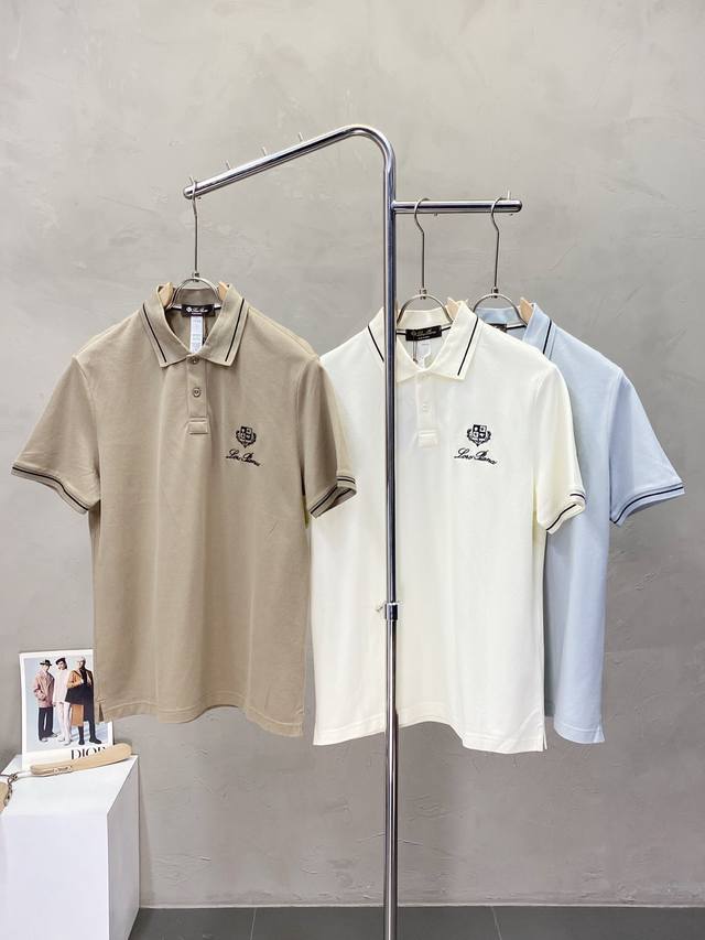 Lp-Loro Piana诺悠翩雅独家专供新款原单男士休闲短袖 高端定制 高端版本 时尚百搭爆款进口面料 手感超柔软细腻 穿着亲肤舒适 高端精品 代工厂P精细做